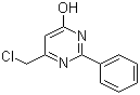 结构式 CAS# 35252-98-3, 6-(氯甲基)-2-苯基嘧啶-4-醇