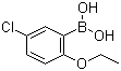 structure of CAS# 352534-86-2, 5-Chloro-2-ethoxyphenylboronic acid;2-Ethoxy-5-chlorophenylboronic acid; (5-Chloro-2-ethoxyphenyl)boronic acid