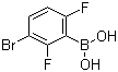 结构式 CAS# 352535-84-3, 3-溴-2,6-二氟苯硼酸