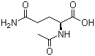 结构式 CAS# 35305-74-9, N-乙酰-L-谷氨酰胺
