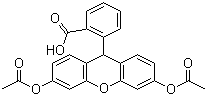 structure of CAS# 35340-49-9, Dihydrofluorescein diacetate