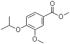 结构式 CAS# 3535-27-1, 4-(异丙氧基)-3-甲氧基苯甲酸甲酯