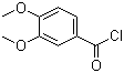 结构式 CAS# 3535-37-3, 3,4-二甲氧基苯甲酰氯