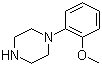 结构式 CAS# 35386-24-4, 1-(2-甲氧苯基)哌嗪