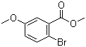 结构式 CAS# 35450-36-3, 2-溴-5-甲氧基苯甲酸甲酯