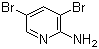structure of CAS# 35486-42-1, 2-Amino-3,5-dibromopyridine;3,5-Dibromo-2-pyridylamine