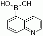structure of CAS# 355386-94-6, 5-Quinolineboronic acid;Quinoline-5-boronic acid