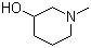 structure of CAS# 3554-74-3, 3-Hydroxy-1-methylpiperidine;N-Methyl-3-hydroxypiperidine; 1-Methyl-3-piperidinol