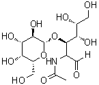 beta-D-Galactosyl-(1→3)-N-acetyl-D-galactosamine molecular structure (CAS 3554-90-3)