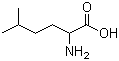结构式 CAS# 3558-32-5, 5-甲基-DL-正亮氨酸