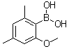 结构式 CAS# 355836-08-7, 2-甲氧基-4,6-二甲基苯硼酸
