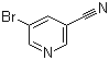 结构式 CAS# 35590-37-5, 5-溴烟腈; 5-溴-3-氰基吡啶; 3-溴-5-氰基吡啶