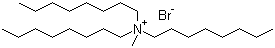 三辛基甲基溴化铵分子结构 (CAS 35675-80-0)