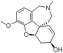 structure of CAS# 357-70-0, Galanthamine;(4aS,6R,8aS)-4a,5,9,10,11,12-Hexahydro-3-methoxy-11-methyl-6H-benzofuro[3a,3,2-ef][2]benzazepin-6-ol