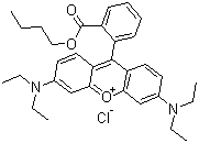 丁基玫瑰红 B分子结构 (CAS 3571-37-7)