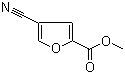 structure of CAS# 357289-65-7, 4-Cyanofuran-2-carboxylic acid methyl ester