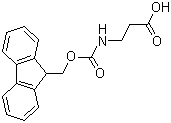结构式 CAS# 35737-10-1, Fmoc-beta-丙氨酸; N-芴甲氧羰基-beta-丙氨酸
