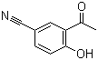 2-Acetyl-4-cyanophenol molecular structure (CAS 35794-84-4)