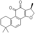 structure of CAS# 35825-57-1, Cryptotanshinone;(R)-1,2,6,7,8,9-Hexahydro-1,6,6-trimethyl-phenanthro(1,2-b)furan-10,11-dione