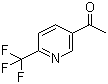 structure of CAS# 358780-14-0, 1-[6-(Trifluoromethyl)pyridin-3-yl]ethanone;1-(6-Trifluoromethylpyridin-3-yl)ethanone