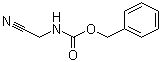 structure of CAS# 3589-41-1, Benzyl N-(cyanomethyl)carbamate;Benzyl cyanomethylcarbamate; NSC 54758