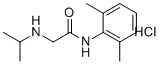 structure of CAS# 35891-87-3, Lidocaine Impurity G;N-(2,6-dimethylphenyl)-2-(propan-2-ylamino)acetamide;hydrochloride