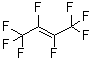 Octafluoro-2-butene molecular structure (CAS 360-89-4)
