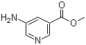 5-氨基烟酸甲酯分子结构 (CAS 36052-25-2)
