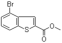 结构式 CAS# 360575-29-7, 4-溴苯并噻吩-2-羧酸甲酯