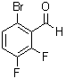 结构式 CAS# 360576-04-1, 6-溴-2,3-二氟苯甲醛