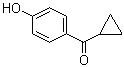 structure of CAS# 36116-18-4, Cyclopropyl(4-hydroxyphenyl)methanone;4-(Cyclopropylcarbonyl)phenol; Cyclopropyl p-hydroxyphenyl ketone