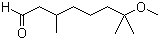 7-Methoxy-3,7-dimethyloctanal molecular structure (CAS 3613-30-7)