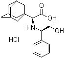 structure of CAS# 361441-96-5, (alphaS)-alpha-[[(1R)-2-Hydroxy-1-phenylethyl]amino]-tricyclo[3.3.1.1(3,7)]decane-1-acetic acid hydrochloride