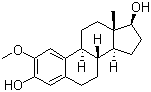 2-甲氧基雌二醇分子结构 (CAS 362-07-2)