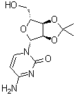 structure of CAS# 362-42-5, 2',3'-O-(1-Methylethylidene)cytidine