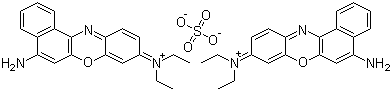 结构式 CAS# 3625-57-8, 尼罗蓝 A; 耐尔蓝 A