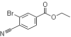 结构式 CAS# 362527-61-5, 3-溴-4-氰基苯甲酸乙酯