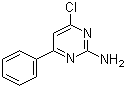 结构式 CAS# 36314-97-3, 2-氨基-4-氯-6-苯基嘧啶