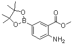 结构式 CAS# 363185-87-9, 4-氨基-3-甲氧羰基苯硼酸频哪醇酯