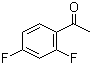 structure of CAS# 364-83-0, 2',4'-Difluoroacetophenone;1-(2,4-Difluorophenyl)ethanone