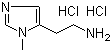 structure of CAS# 36475-47-5, 3-Methylhistamine dihydrochloride;1-Methyl-1H-imidazole-5-ethanamine dihydrochloride