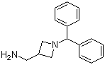 structure of CAS# 36476-88-7, 1-(Diphenylmethyl)-3-azetidinemethanamine;3-Aminomethyl-1-diphenylmethylazetidinemethylamine