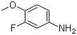 structure of CAS# 366-99-4, 3-Fluoro-4-methoxyaniline;3-Fluoro-p-anisidine