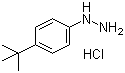 结构式 CAS# 36600-66-5, 4-叔丁基苯肼盐酸盐; 4-特丁基苯肼盐酸盐