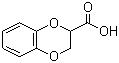 structure of CAS# 3663-80-7, 1,4-Benzodioxan-2-carboxylic acid;2,3-Dihydro-1,4-benzodioxine-2-carboxylic acid
