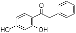 structure of CAS# 3669-41-8, 2',4'-Dihydroxy-2-phenylacetophenone;Benzyl 2,4-dihydroxyphenyl ketone