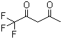 1,1,1-三氟-2,4-戊二酮分子结构 (CAS 367-57-7)