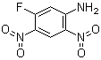2,4-二硝基-5-氟苯胺分子结构 (CAS 367-81-7)