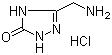 structure of CAS# 367250-06-4, 5-(Aminomethyl)-1,2-dihydro-3H-1,2,4-triazol-3-one hydrochloride