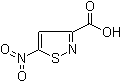 结构式 CAS# 36778-15-1, 5-硝基异噻唑-3-羧酸